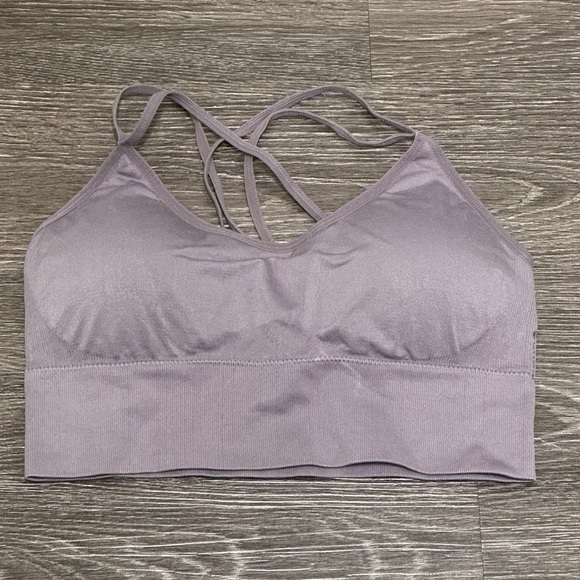 None Other - Lavender Strappy Sportsbra